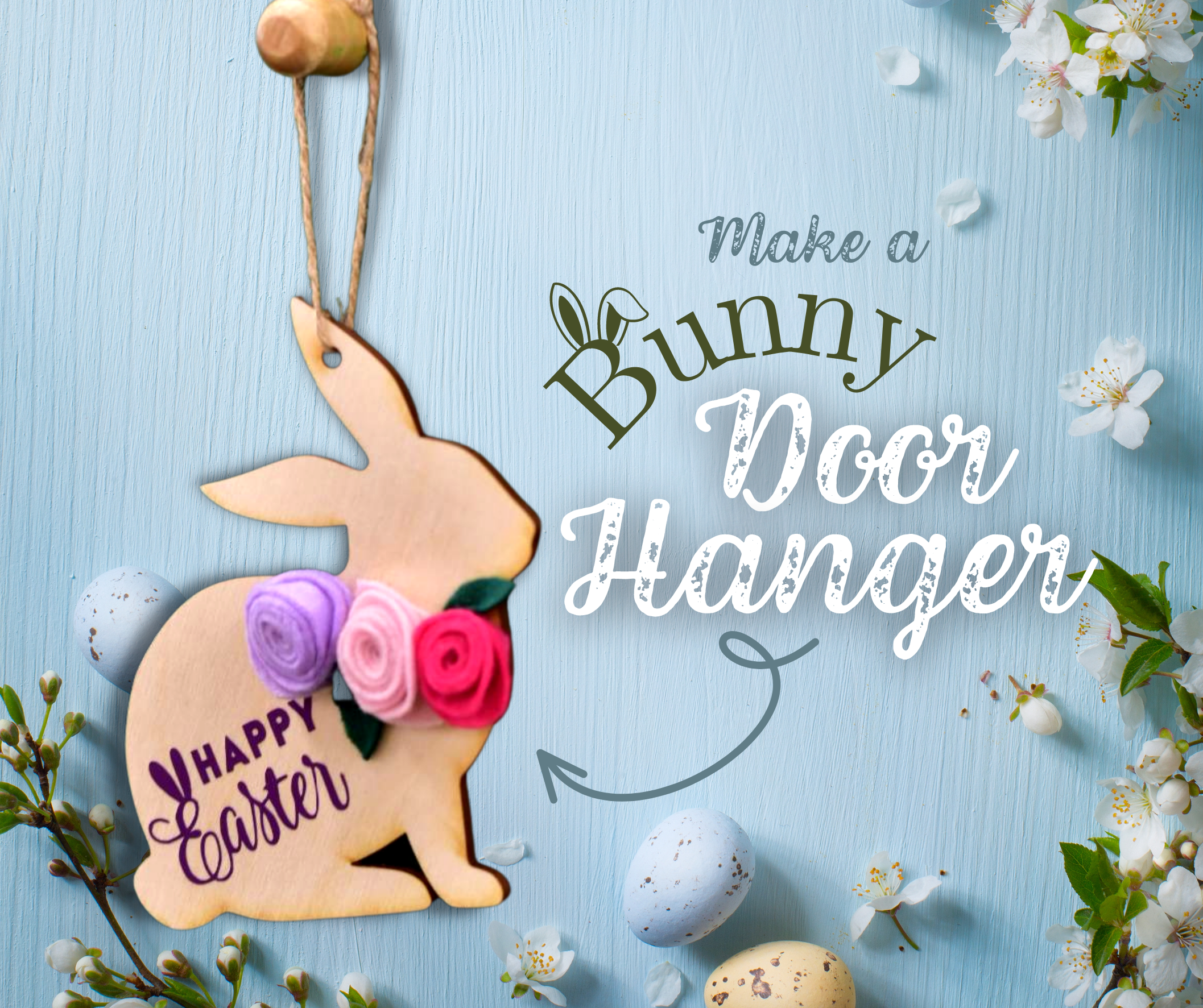 Bunny Door Hanger Craft