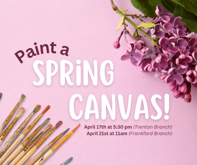 Spring-themed Paint Night